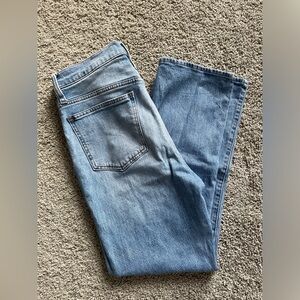 Madewell Slim Demi Crop Women’s Denim Size 28 Jeans in Light Blue Wash